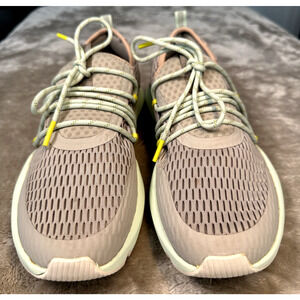 Sorel Kinetic Impact Gray Mint Green Athletic Sneakers Womens Size 9.5